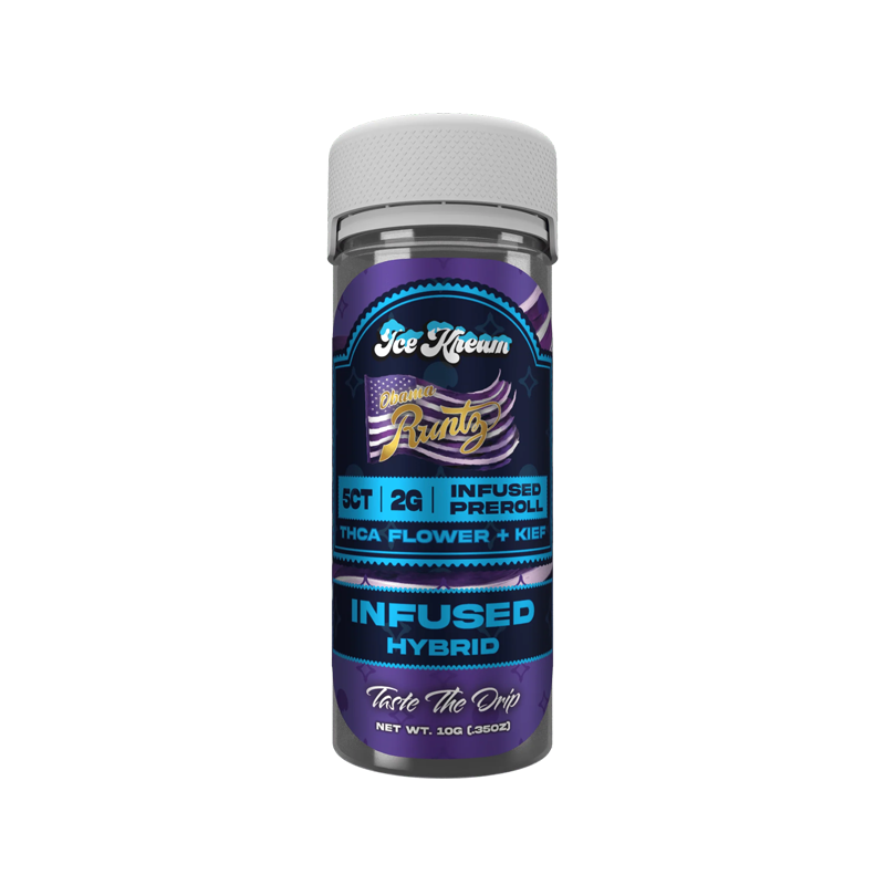 ICE KREAM'S OBAMA KANDY 5CT KIEF COATED PREROLLS – Ice Kream Shop
