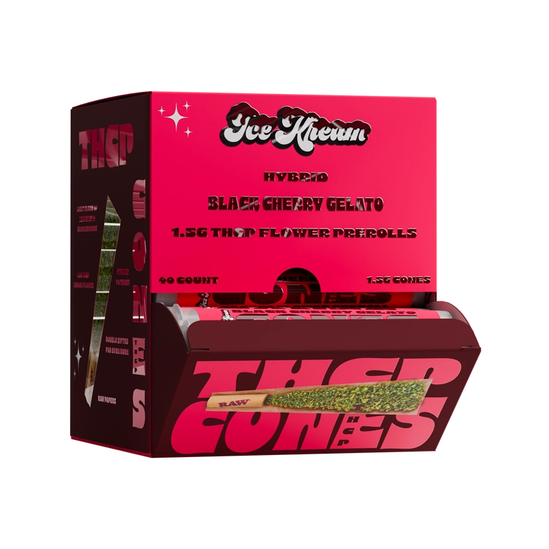 THCP BLACK CHERRY GELATO CONES