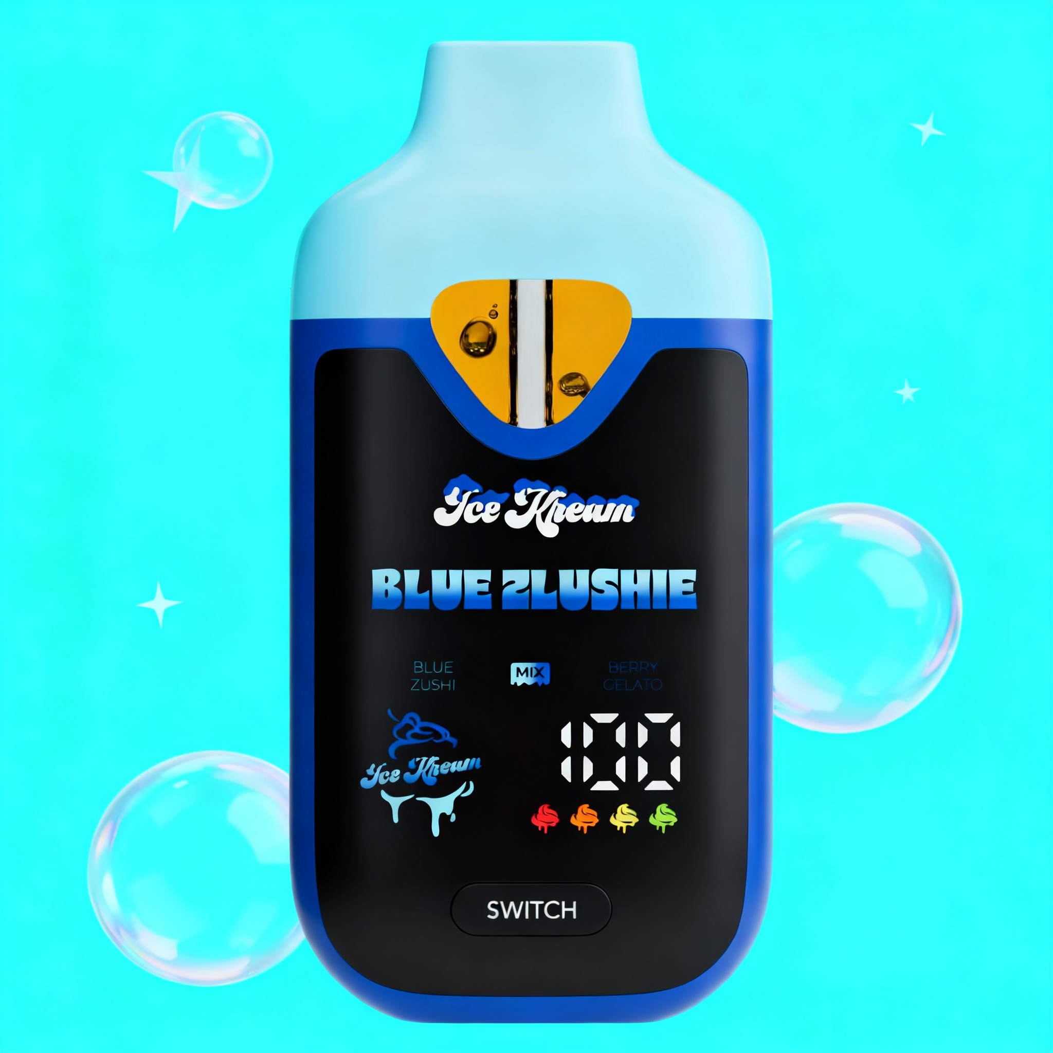 Blue Zlushie Trio Vape Ice Kream Shop Blue Zlushie Trio Vape Ice Kream Shop