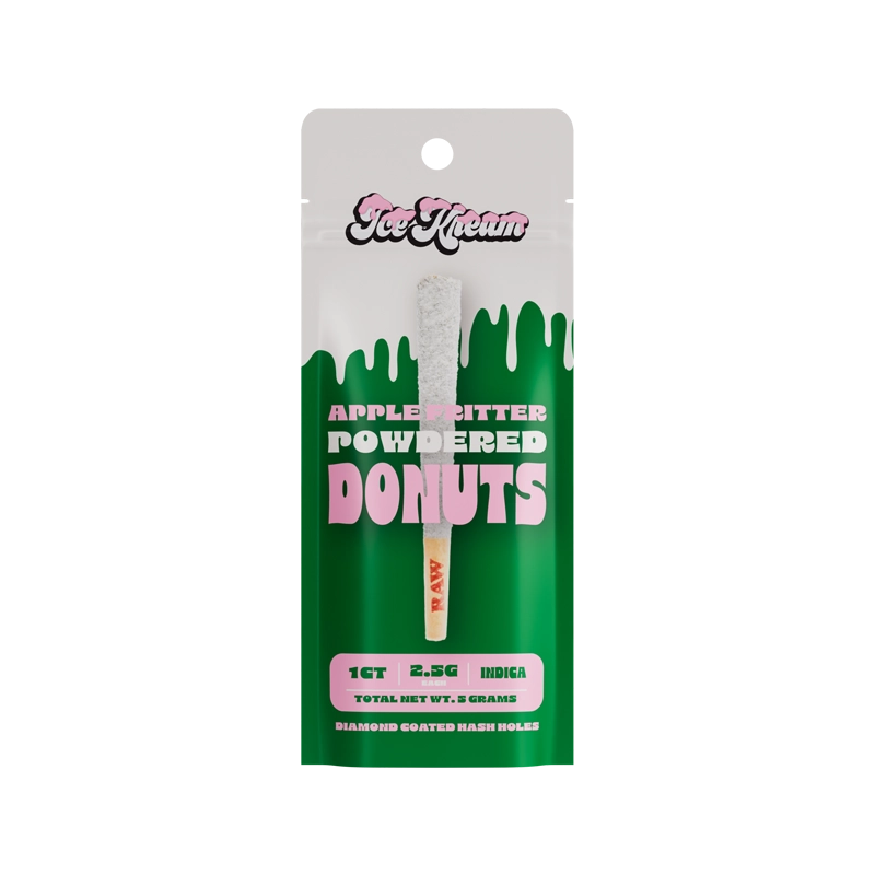 POWDERED DONUT APPLE FRITTER