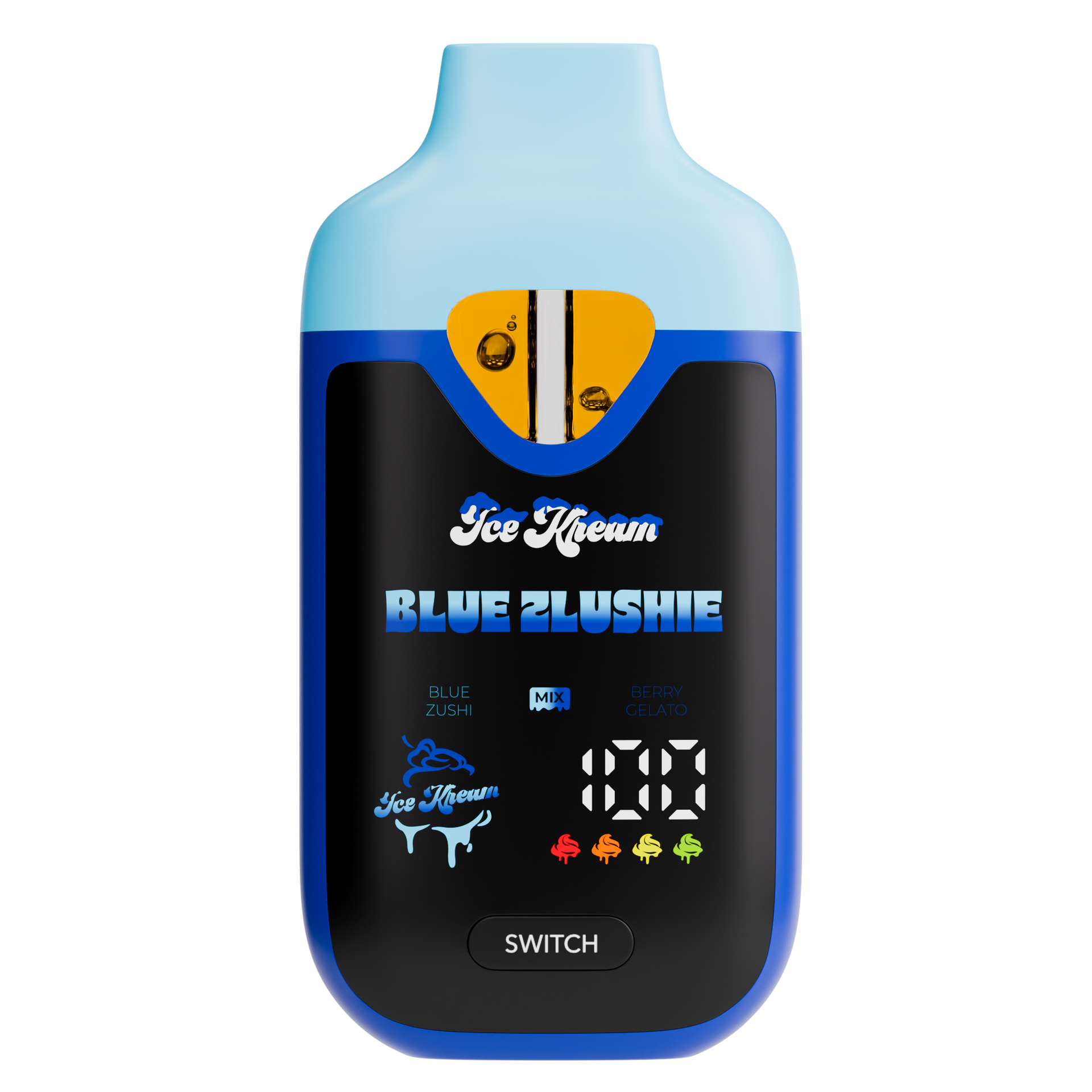 Blue Zlushie Trio Vape Ice Kream Shop Blue Zlushie Trio Vape Ice Kream Shop