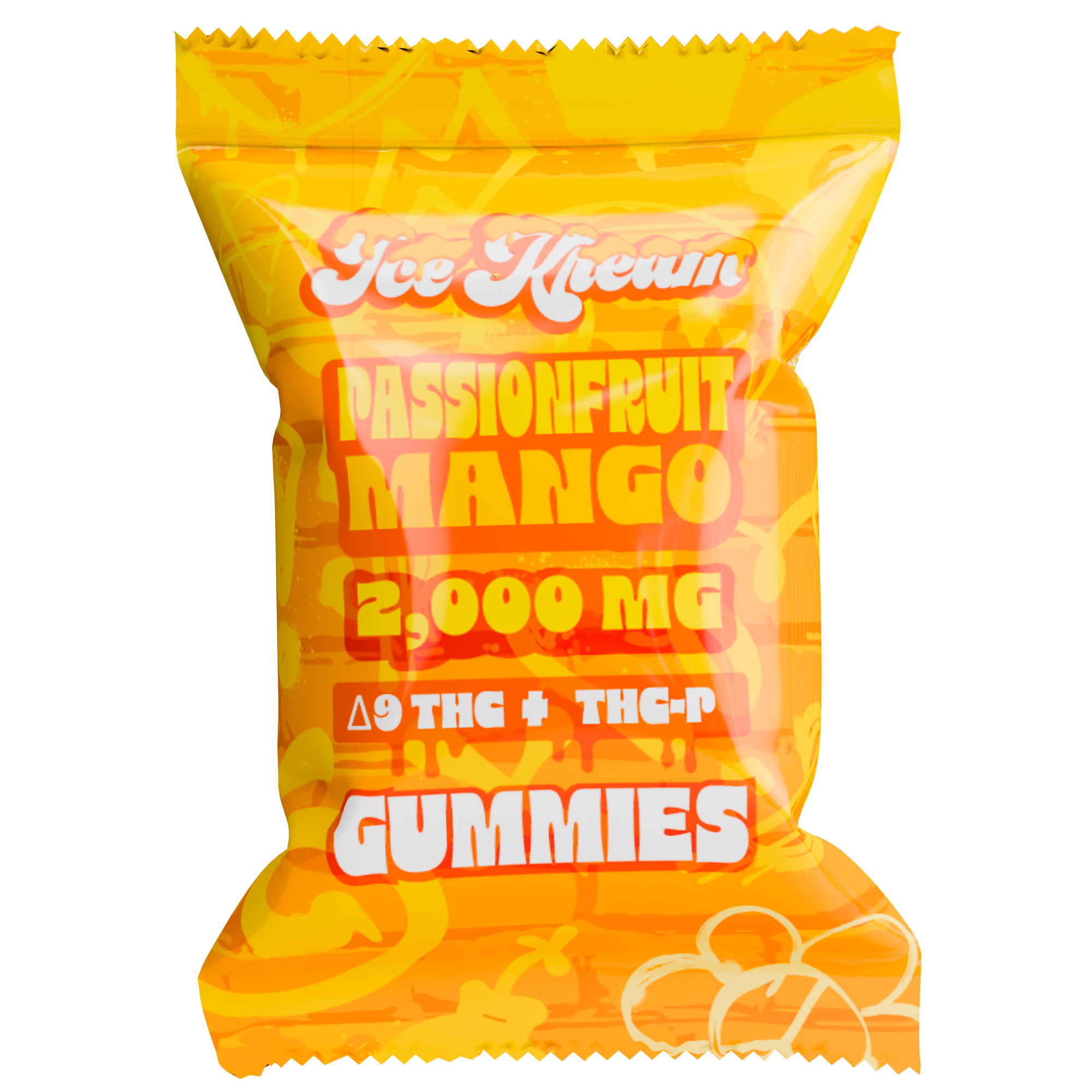 Passionfruit Mango Single 2000mg Gummy