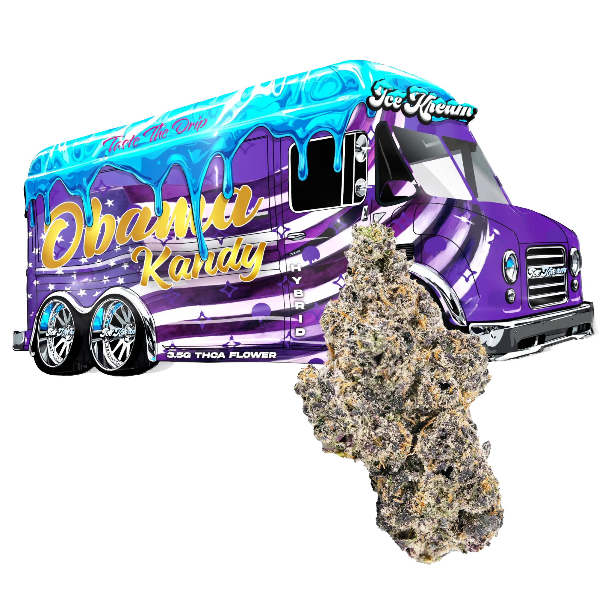 Ice Kream Hauler Obama Kandy with flower product image featuring branded packaging and premium design