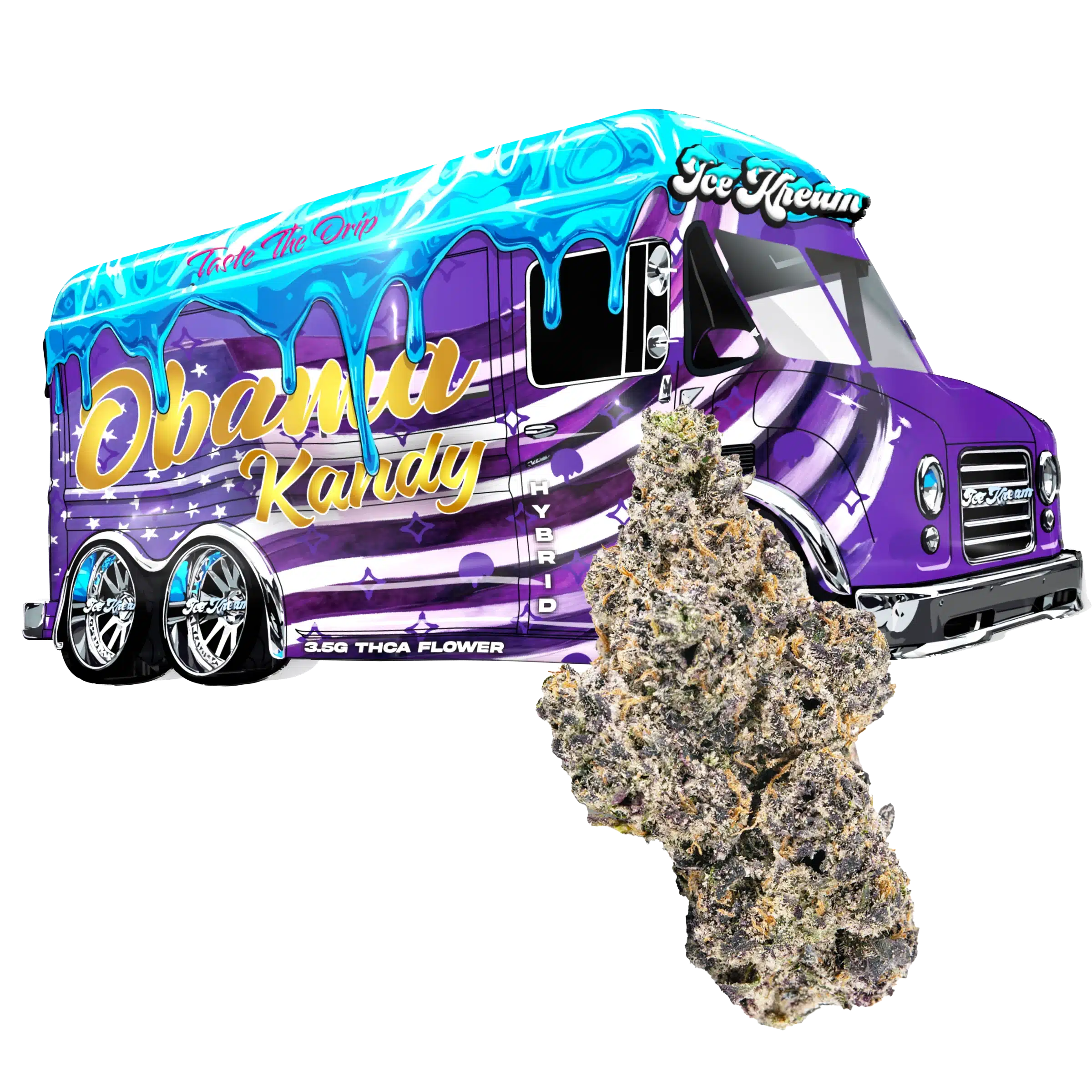 Ice Kream Hauler Obama Kandy with flower product image featuring branded packaging and premium design