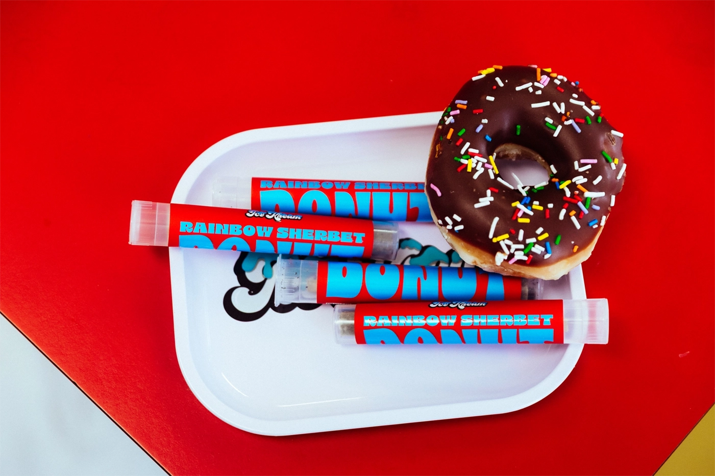 Ice Kream Lifestyle Donut – branded cannabis-themed donut graphic representing the Ice Kream lifestyle line.