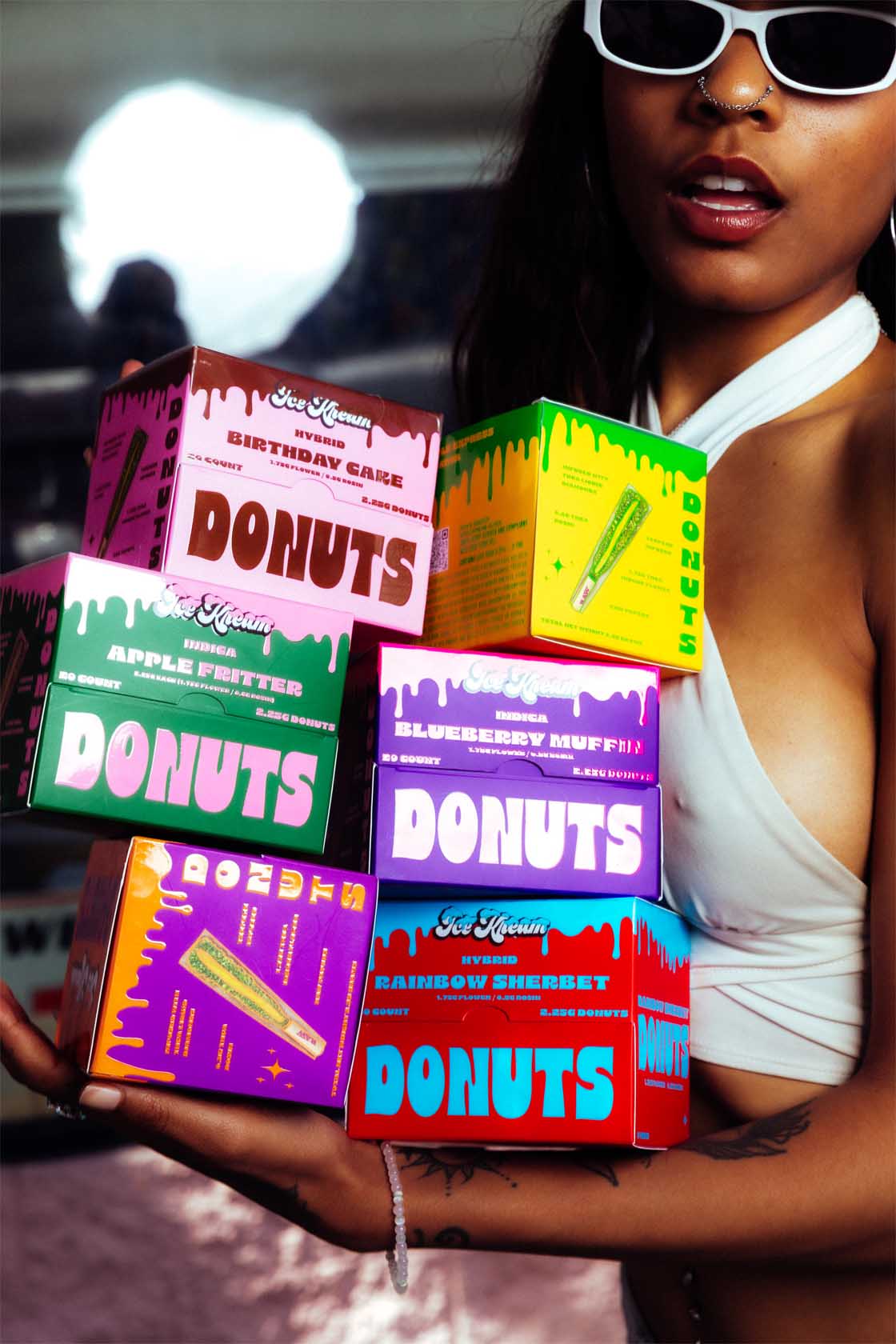 Ice Kream Lifestyle Donut 10 – vibrant branded donut graphic representing Ice Kream’s lifestyle cannabis line.