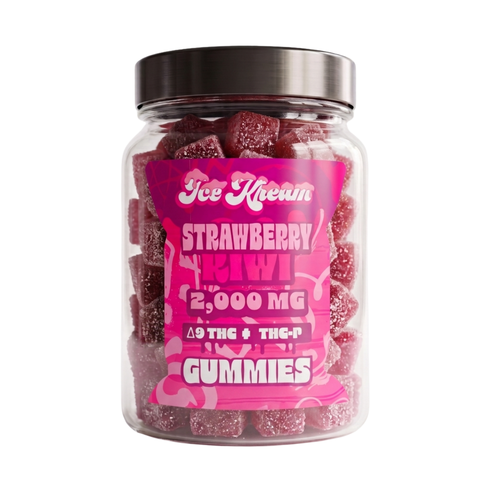 Strawberry Kiwi Single 2000mg Gummy