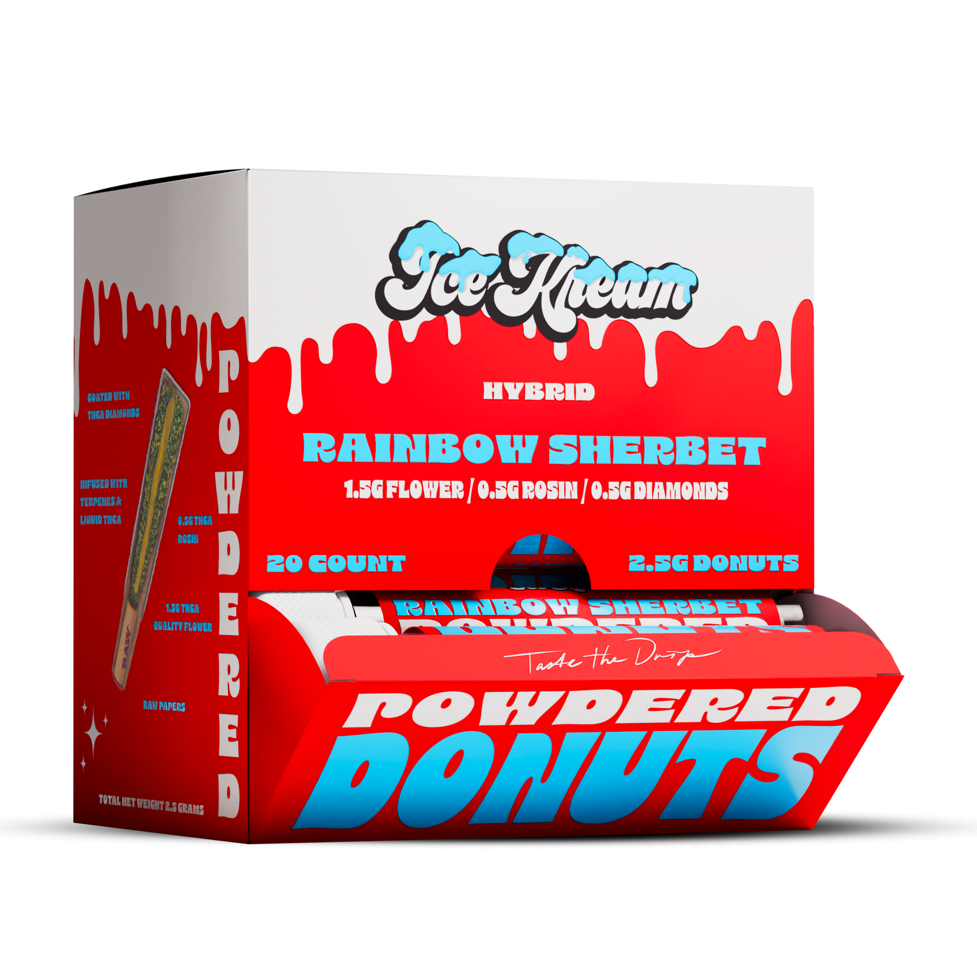 POWDERED DONUT RAINBOW SHERBET
