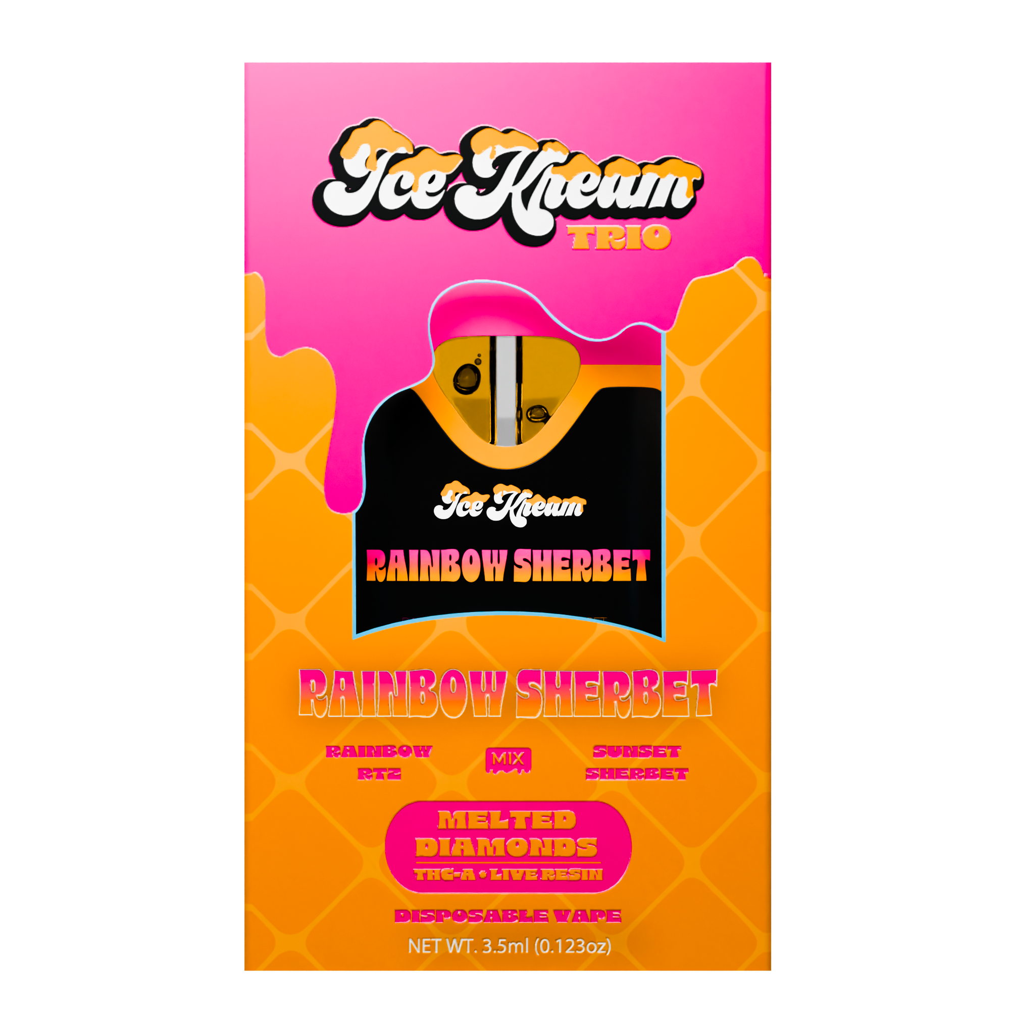 Rainbow Sherbet Trio Vape Ice Kream Shop Rainbow Sherbet Trio Vape Ice Kream Shop