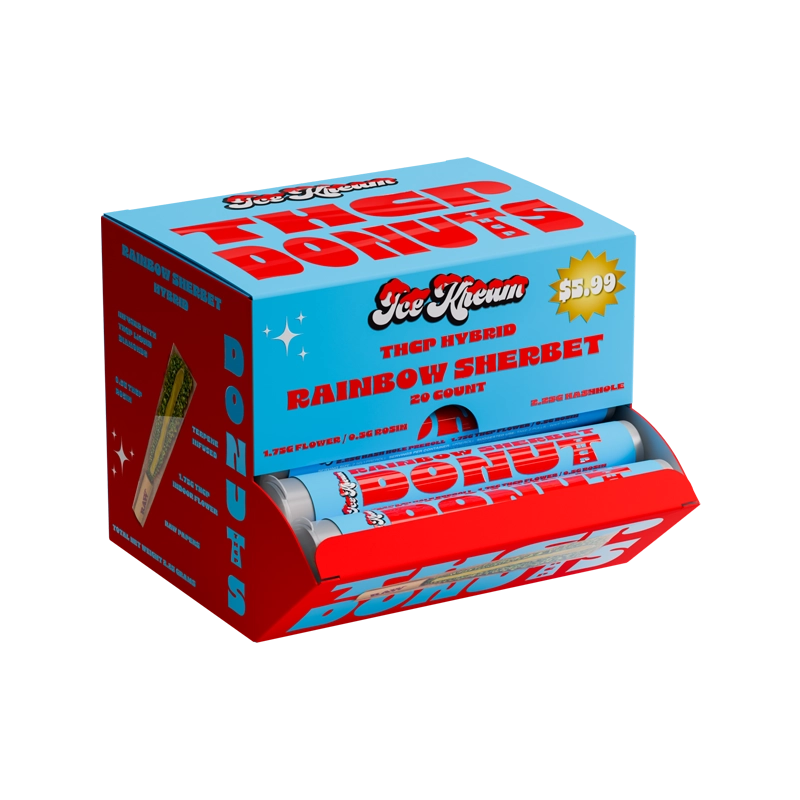 THCP RAINBOW SHERBET DONUTS