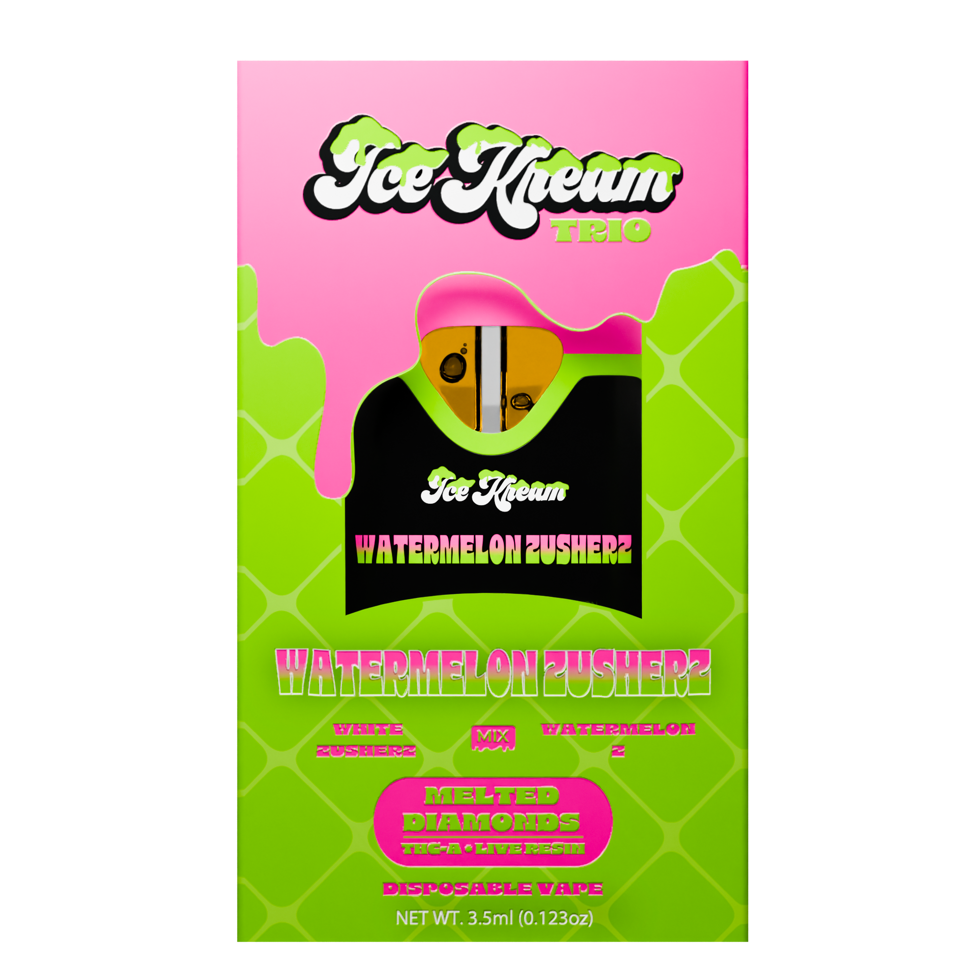 Watermelon Zlusherz Trio Vape